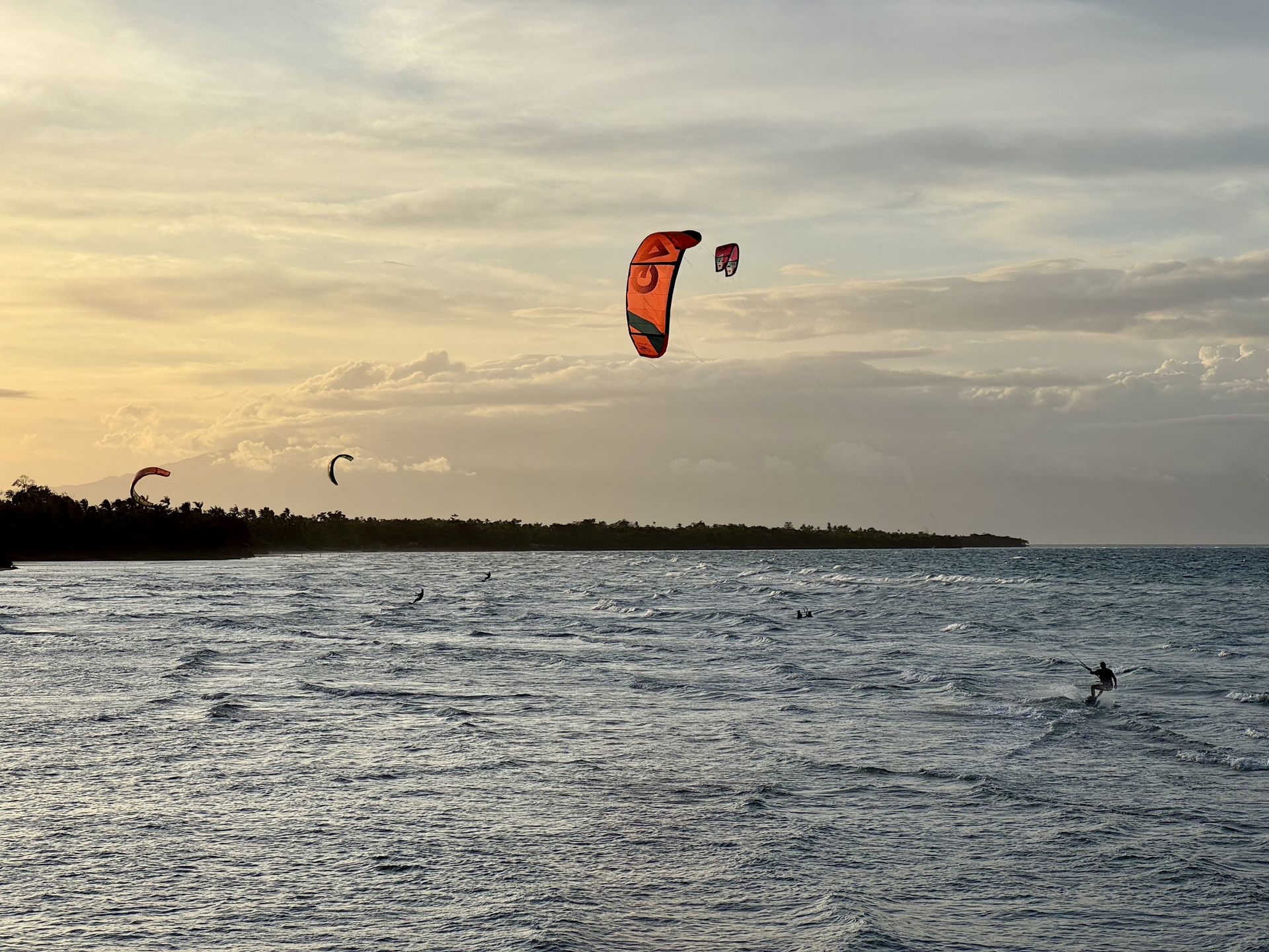 Elias Kiting into the Sunset at Wieser Residence Siquijor